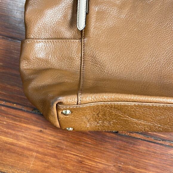 MICHAEL Michael Kors Jet Set soft pebbled leather medium shoulder bag purse - Picture 4 of 7